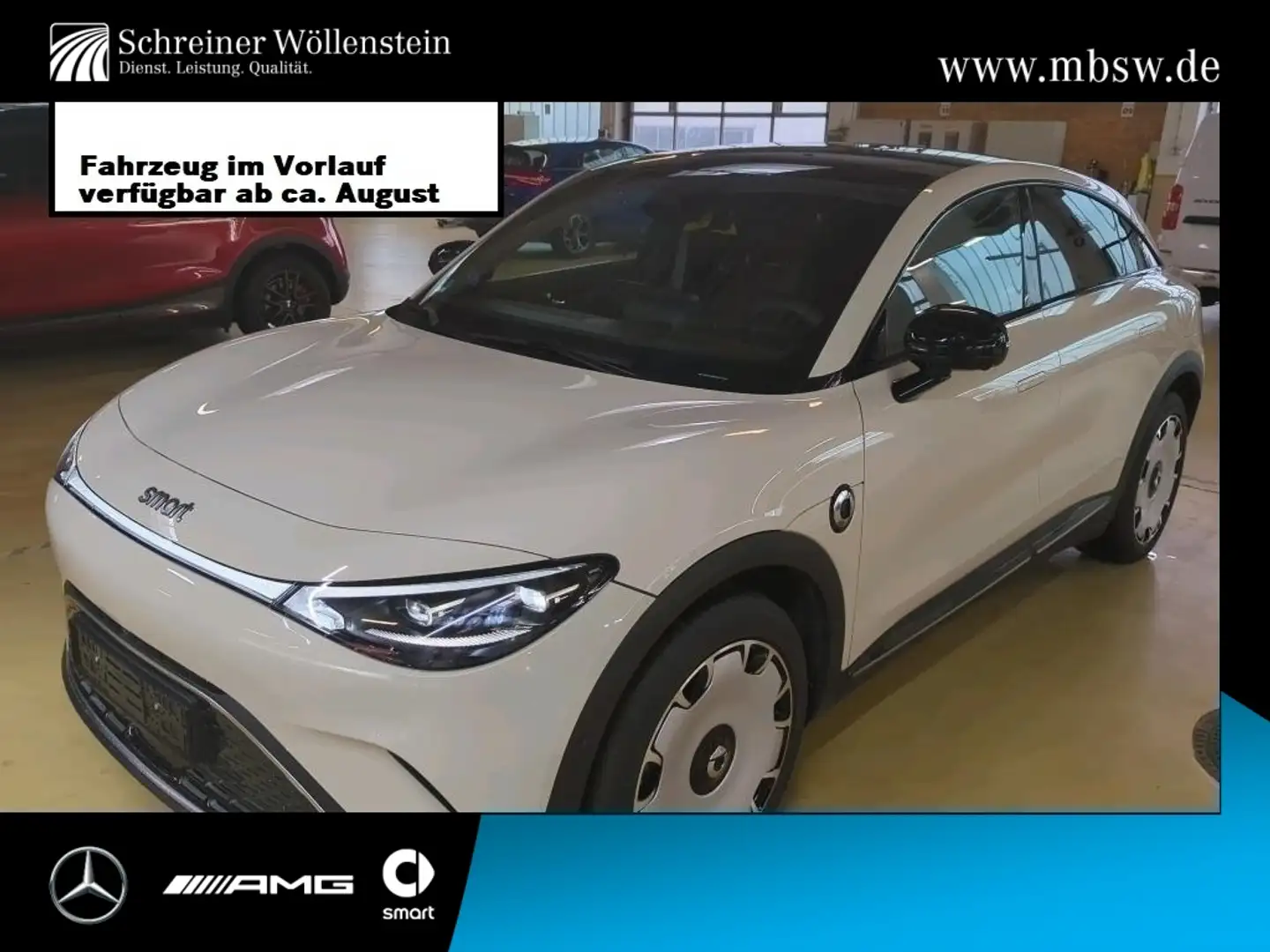 smart #3 Premium (66kWh) 360°Ka*HUD*Pano*LED*SHZ*Distr Weiß - 1