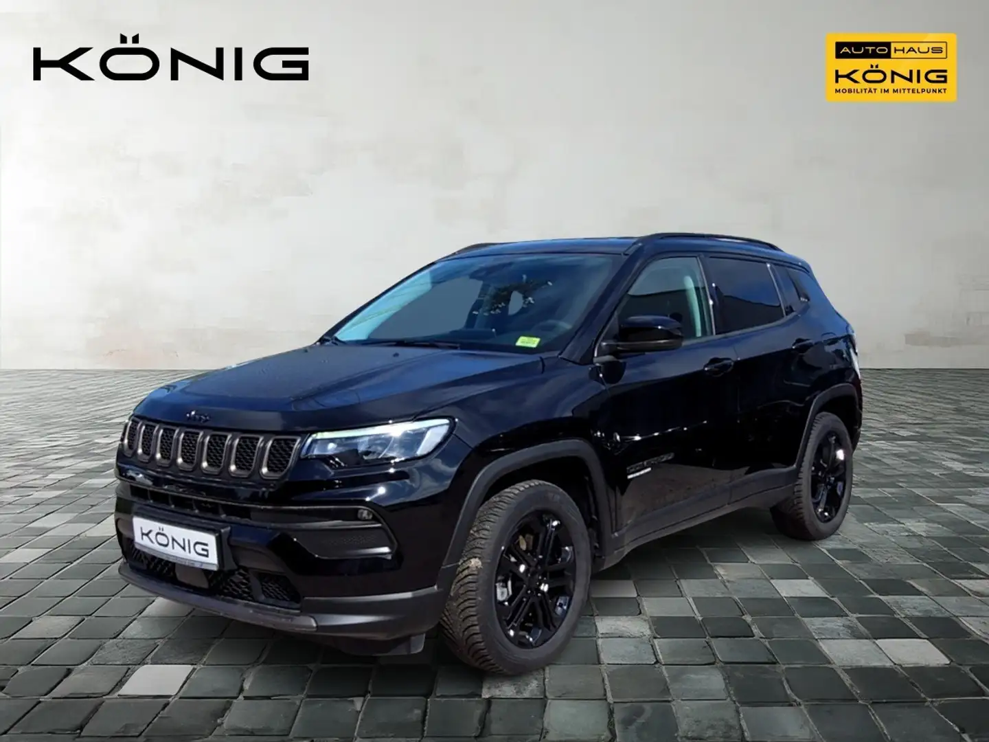 Jeep Compass PHEV+ Upland 4xe Carplay Klima Kamera Schwarz - 1