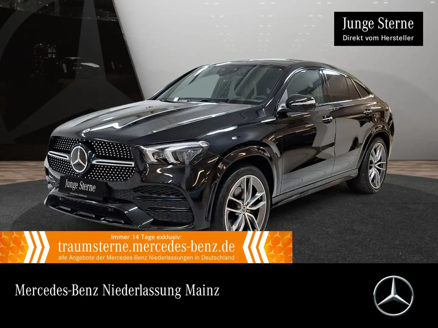 Mercedes-Benz GLE 350 e Coupé 4M AMG+NIGHT+PANO+360+MULTIBEAM Schwarz - 1