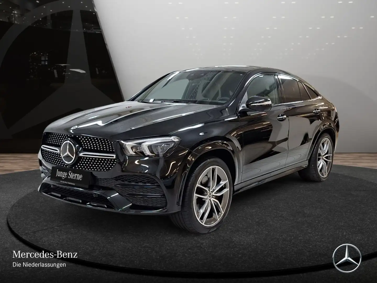 Mercedes-Benz GLE 350 e Coupé 4M AMG+NIGHT+PANO+360+MULTIBEAM Schwarz - 2
