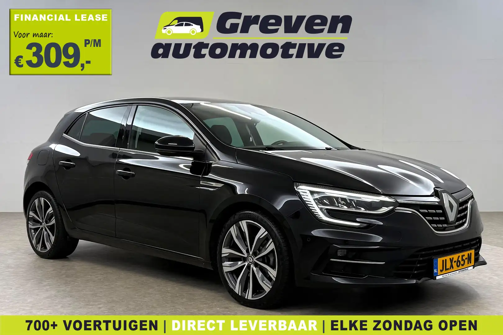 Renault Megane E-Tech 1.6 Plug-in Intens | 160PK | SOH 95% | Adap. Cruis Noir - 1