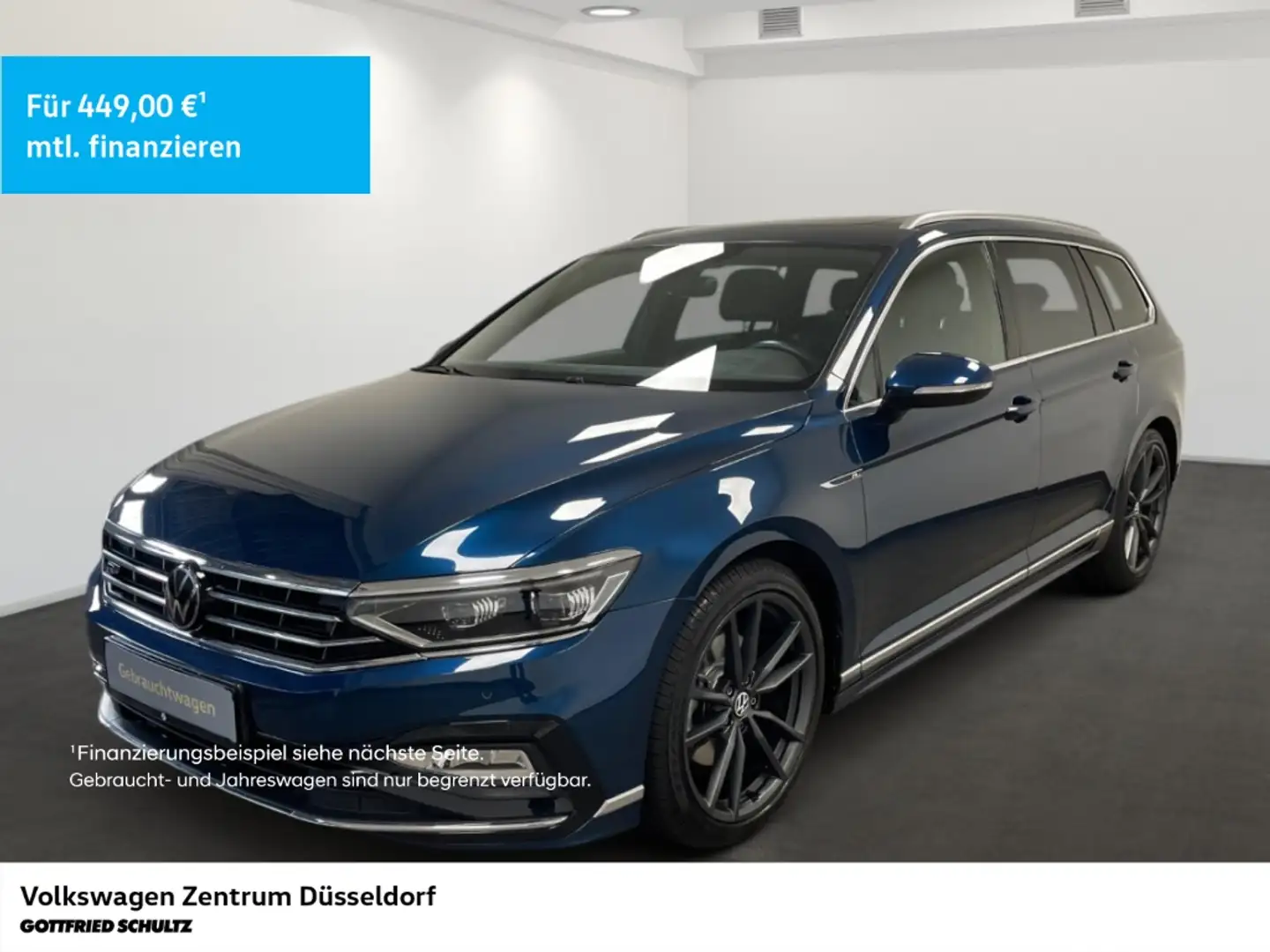 Volkswagen Passat Variant Elegance 2.0 TDI DSG Panoramadach Blau - 1