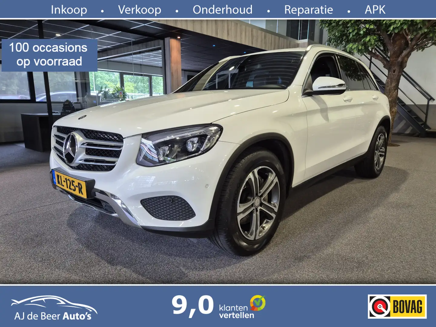 Mercedes-Benz GLC 250 4MATIC Edition 1 Navi | 4x4 | lijn-detectie | Dode Wit - 1