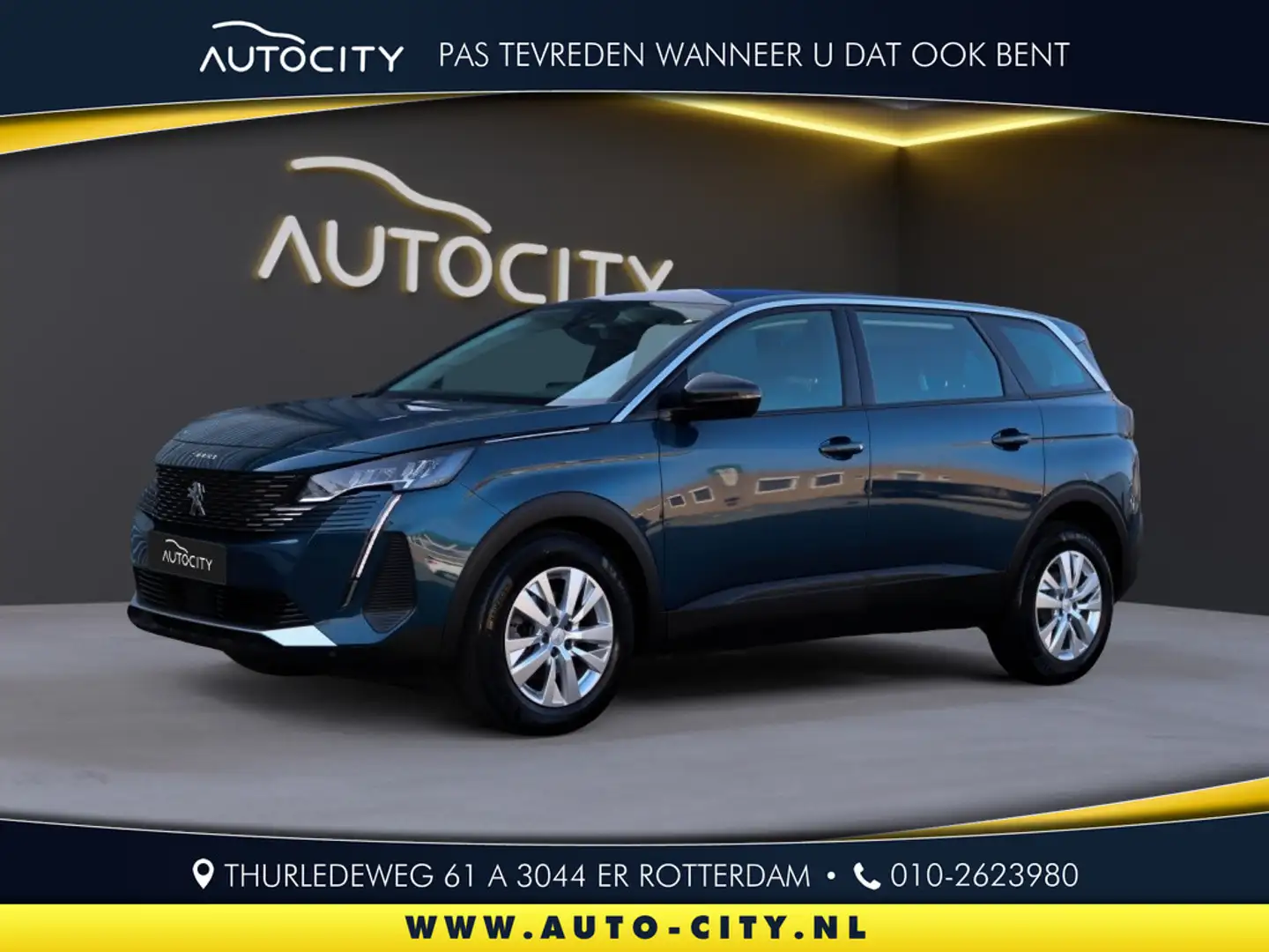 Peugeot 5008 5008 1.2 PureTech 130 Active Pack 7p Camera l Navi Blauw - 1