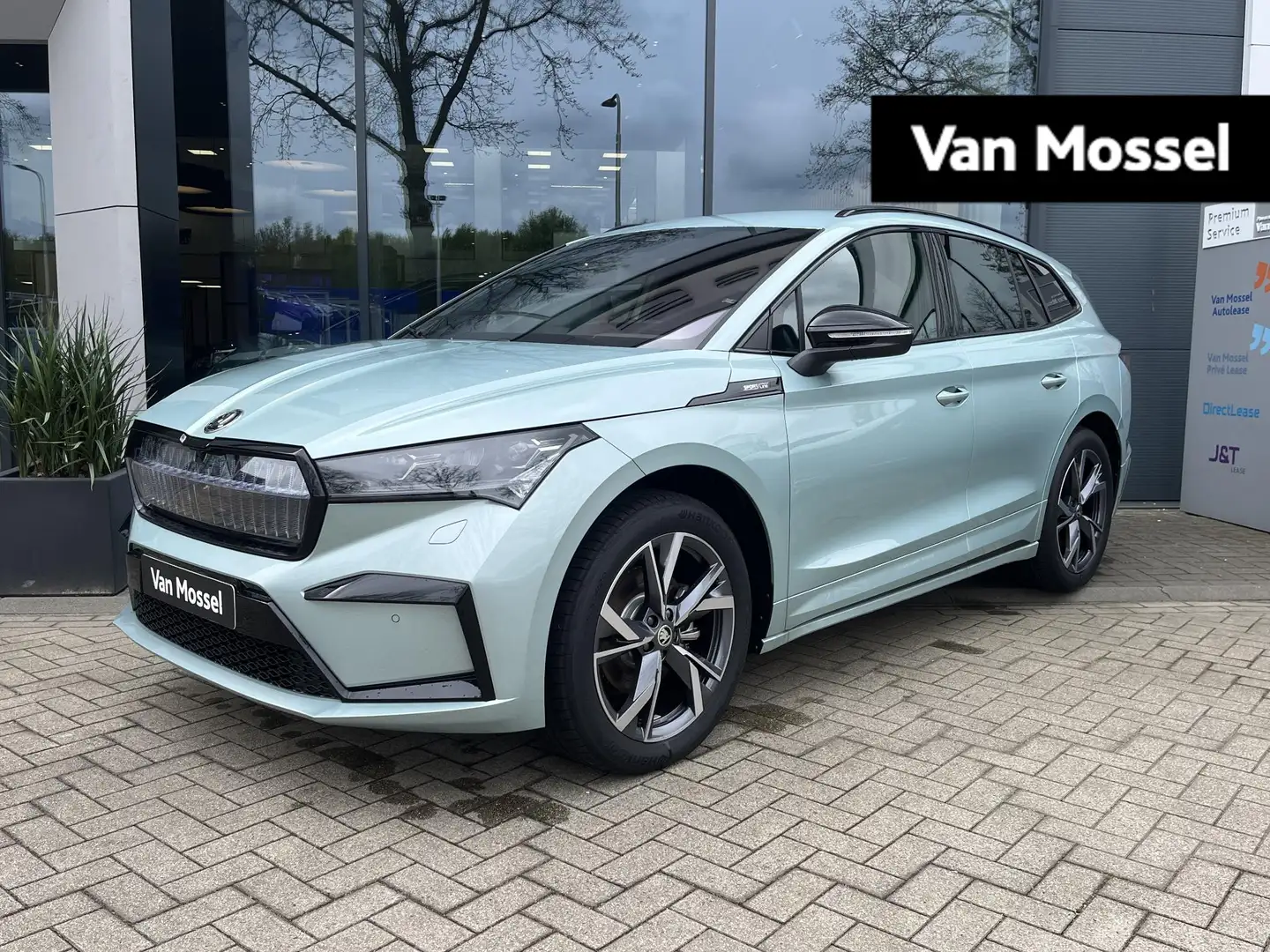 Skoda Enyaq iV 60 Sportline 180PK | Automaat | Matrix LED Kopl Grijs - 1