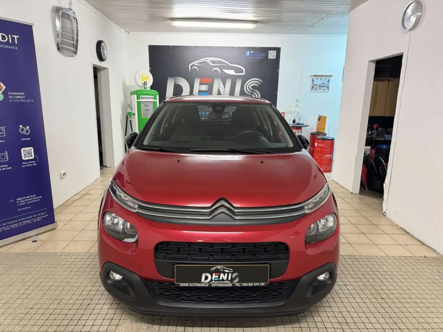 Citroen C3 1.5 BlueHDI 102Ch 6vitesses-navi-radars de recul Rouge - 2