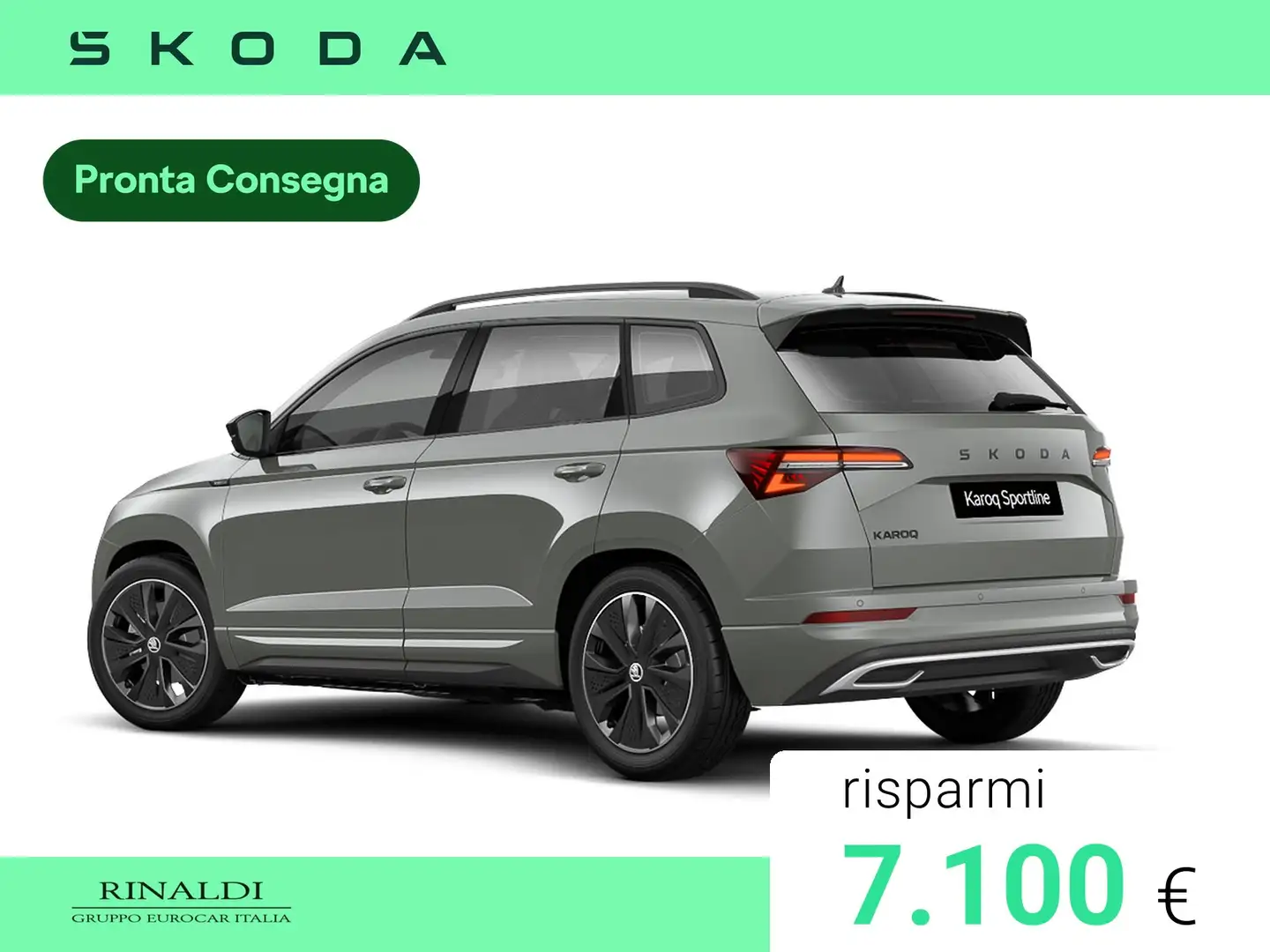 Skoda Karoq 1.5 tsi sportline dsg Grigio - 2