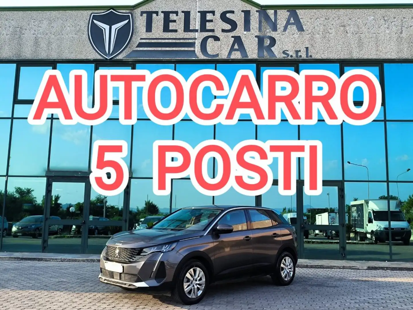 Peugeot 3008 1.5 BlueHDi 130CV N1 AUTOCARRO 5 POSTI Grigio - 1