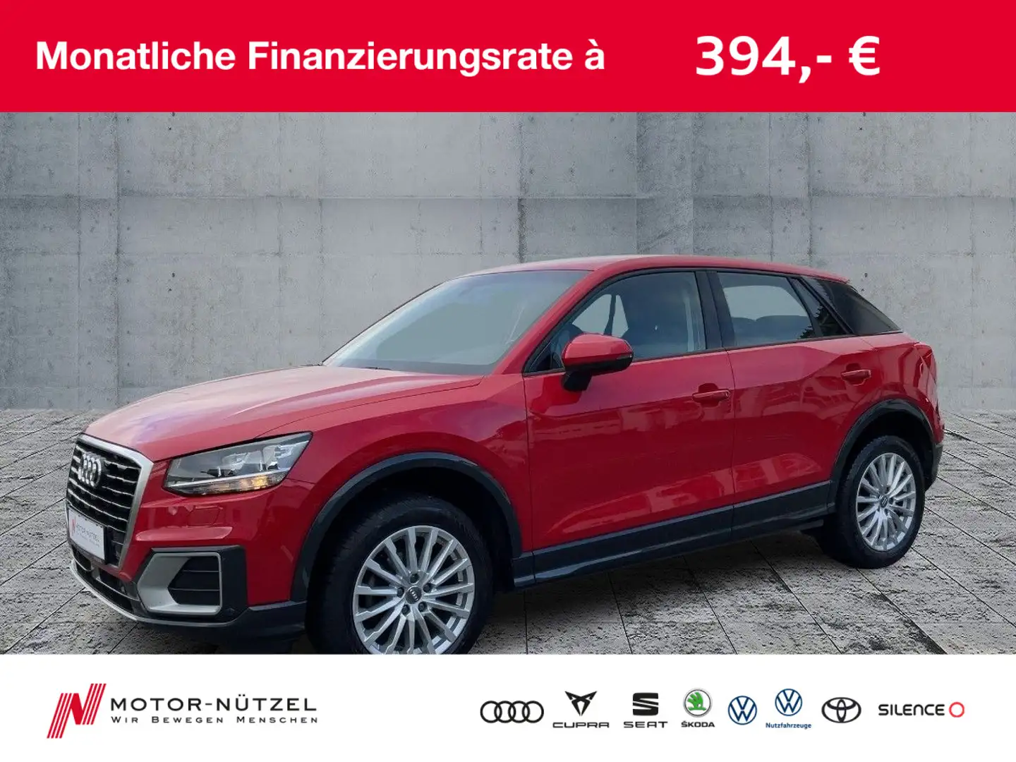 Audi Q2 30 TDI DESIGN NAVI+SHZ+RFK+2xPDC+GRA+DAB+17" Rot - 1