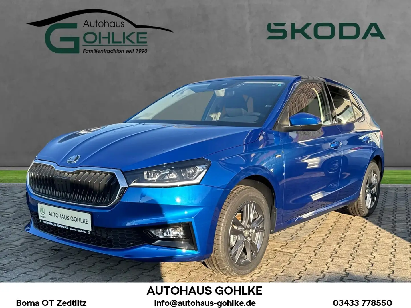 Skoda Fabia Drive 1.0T 70kW*Klimaautomatik*Sitzheizung Klima Blu/Azzurro - 1