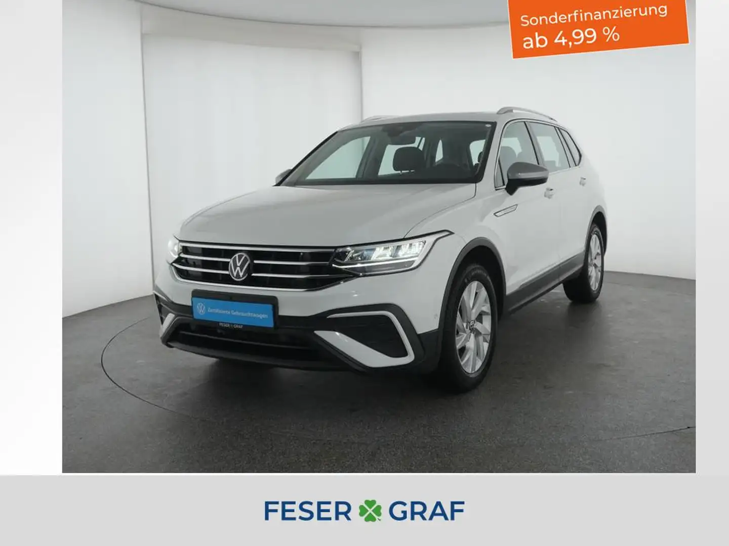 Volkswagen Tiguan Allspace 2.0TDI Life DSG 7Sitze Pano 18" Weiß - 1