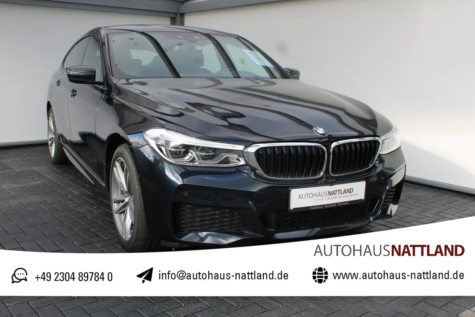 BMW 640 640 d xDrive GT M Sport HuD Pano LED Leder RFK Noir - 1