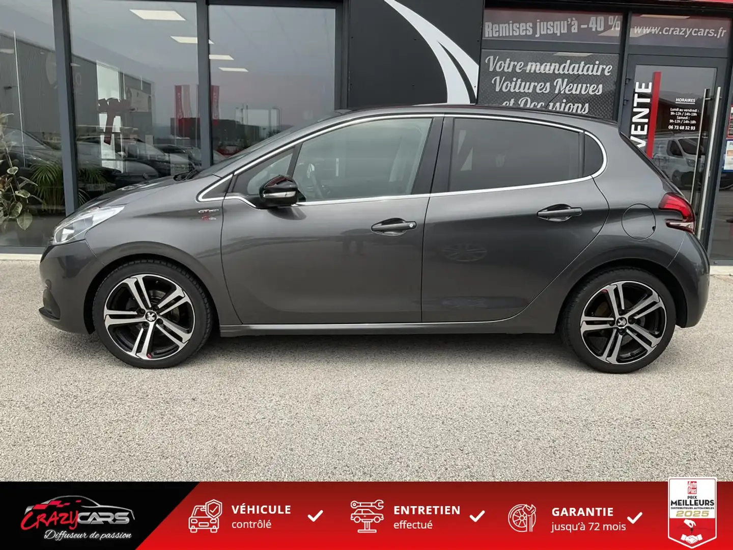 Peugeot 208 1.5 BlueHDi 100  GT Line - CAM - CARPLAY Grau - 2
