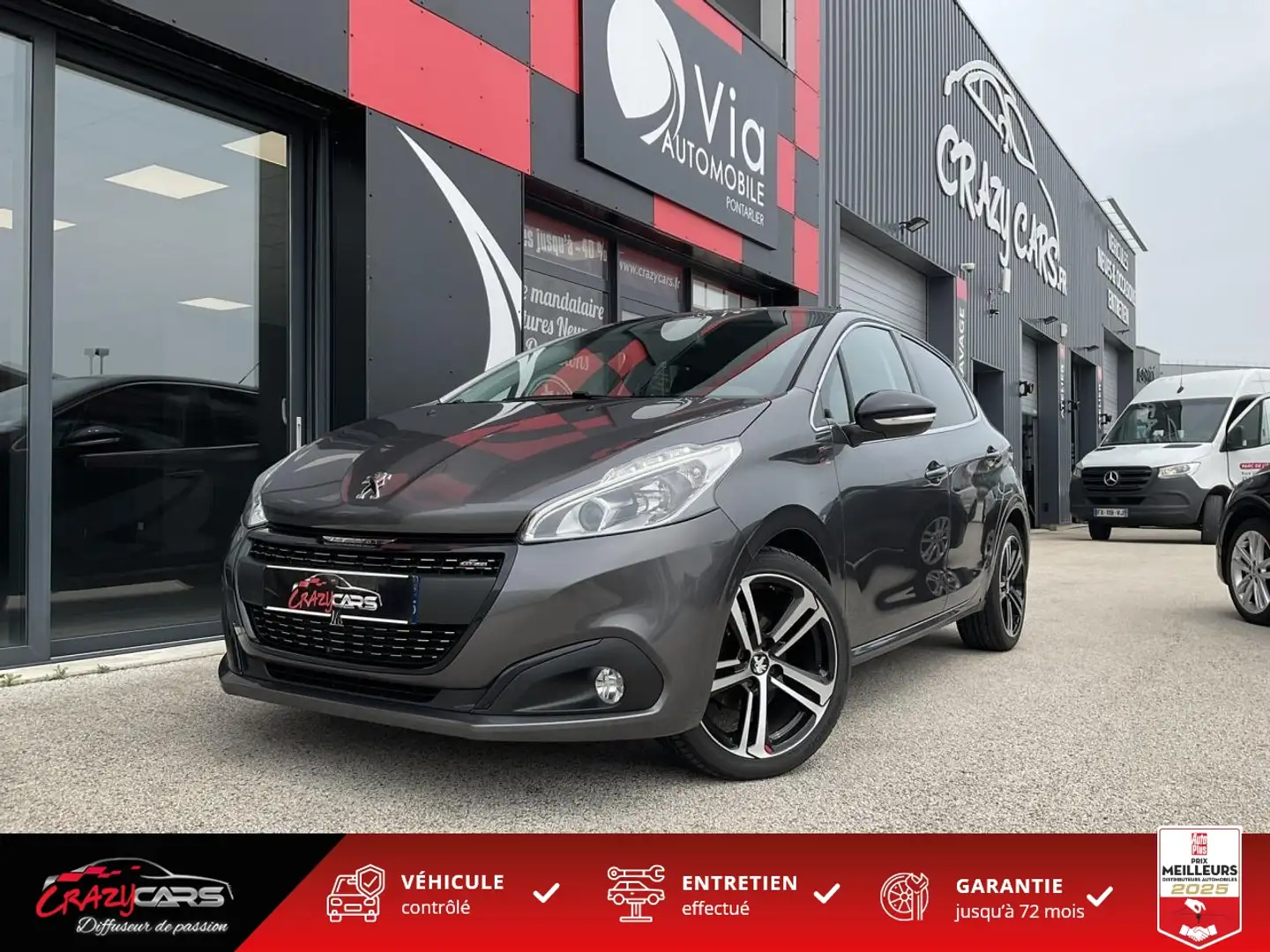 Peugeot 208 1.5 BlueHDi 100  GT Line - CAM - CARPLAY Grau - 1