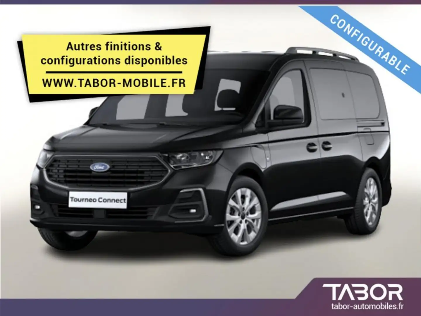 Ford Tourneo Connect Grand PHEV 150 Tit ACC Cam Blanc - 1