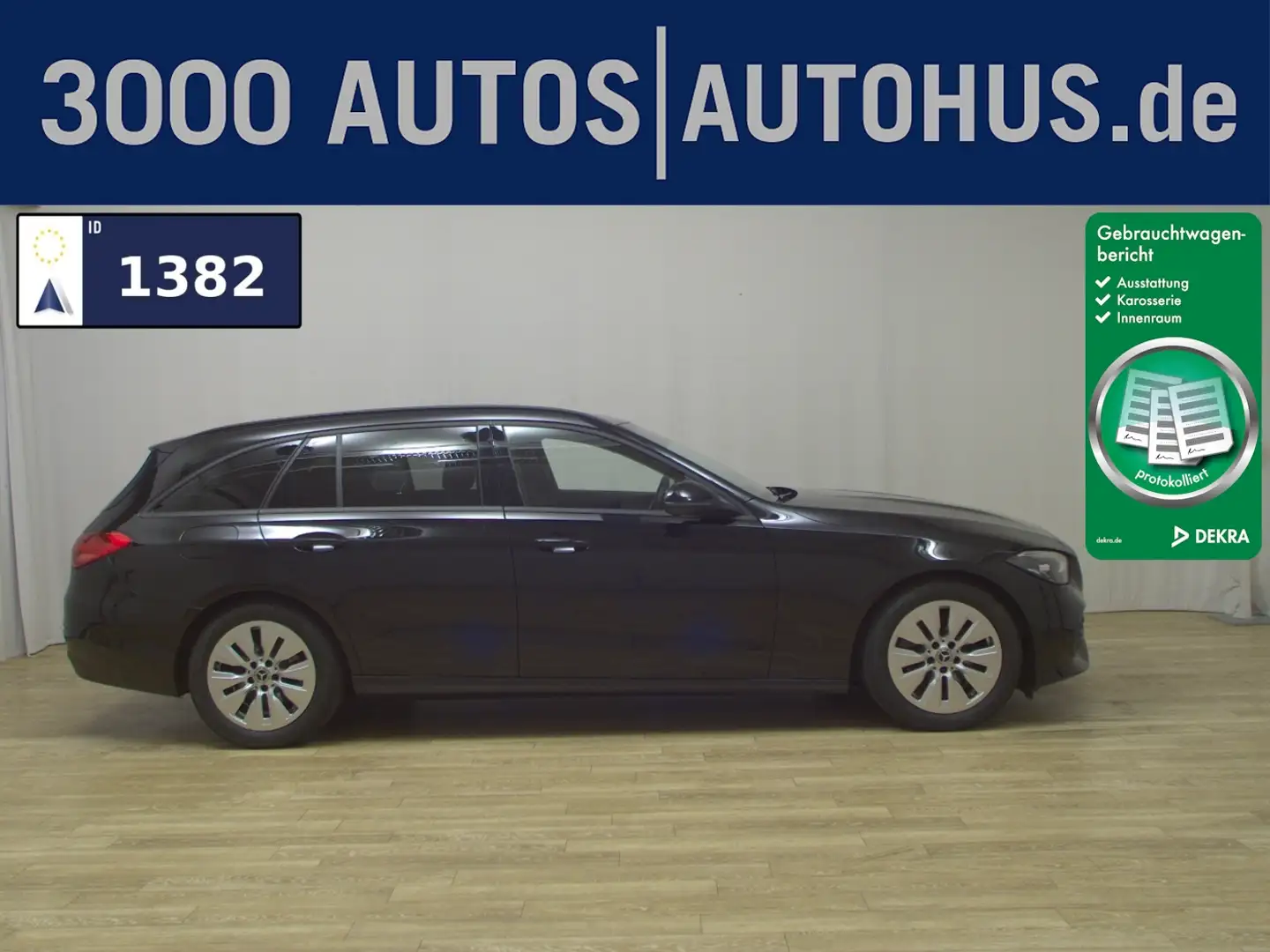 Mercedes-Benz C 200 T d Navi Distronic+ LED RFK Tempomat Noir - 1