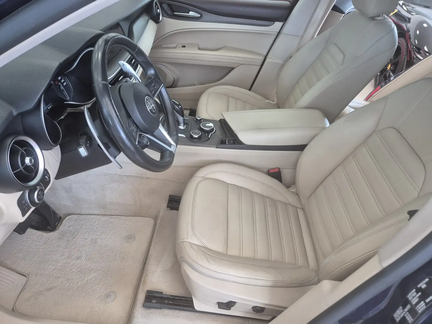 Alfa Romeo Stelvio 2.2 t Super Q4 210cv auto Uniproprietario Perfetta Blauw - 1