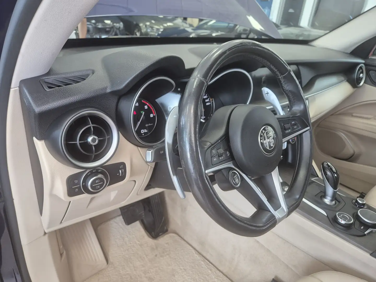 Alfa Romeo Stelvio 2.2 t Super Q4 210cv auto Uniproprietario Perfetta Blauw - 2