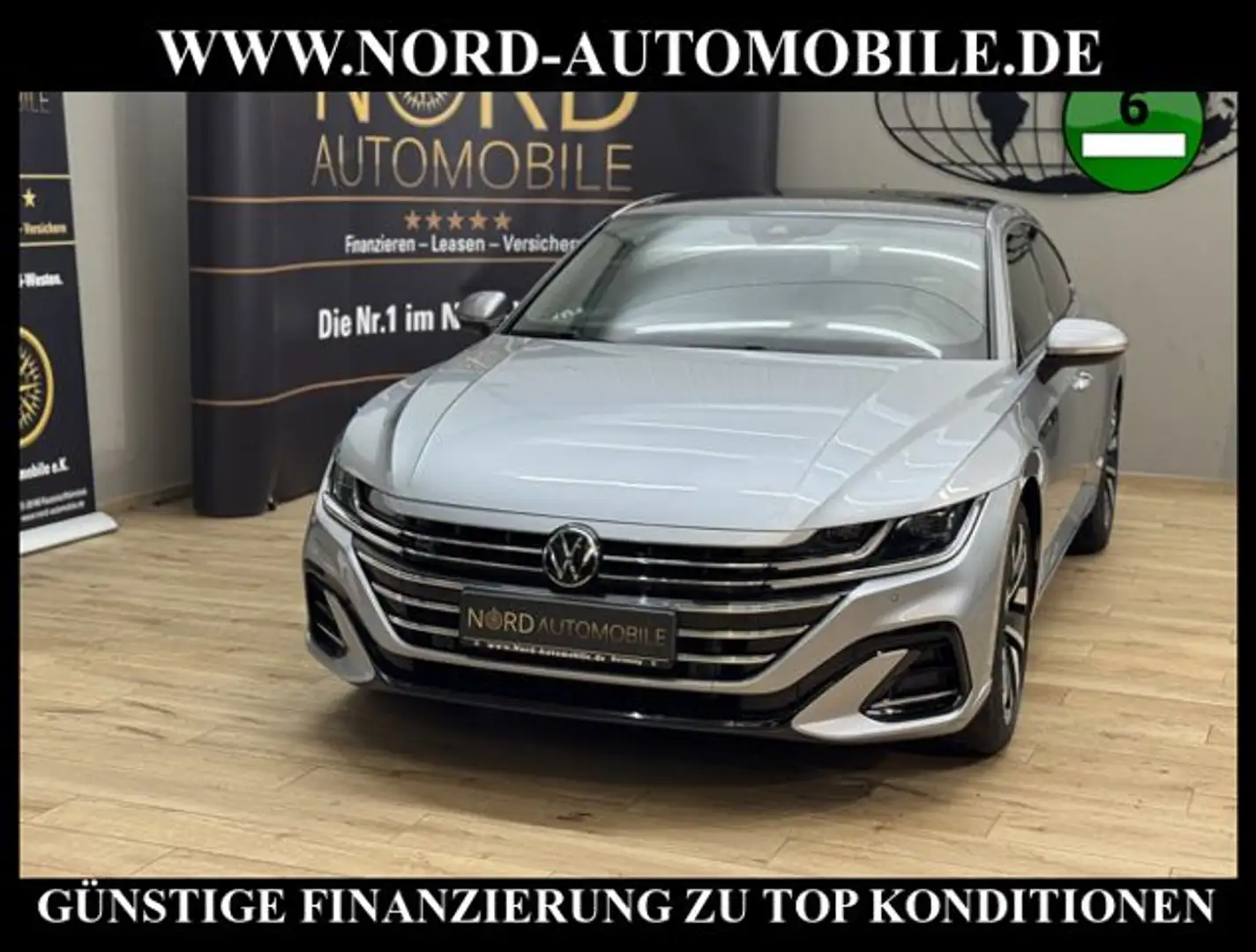Volkswagen Arteon 2.0 TSI DSG R-Line Pano/Kamera/19/Navi R-Line Argent - 1