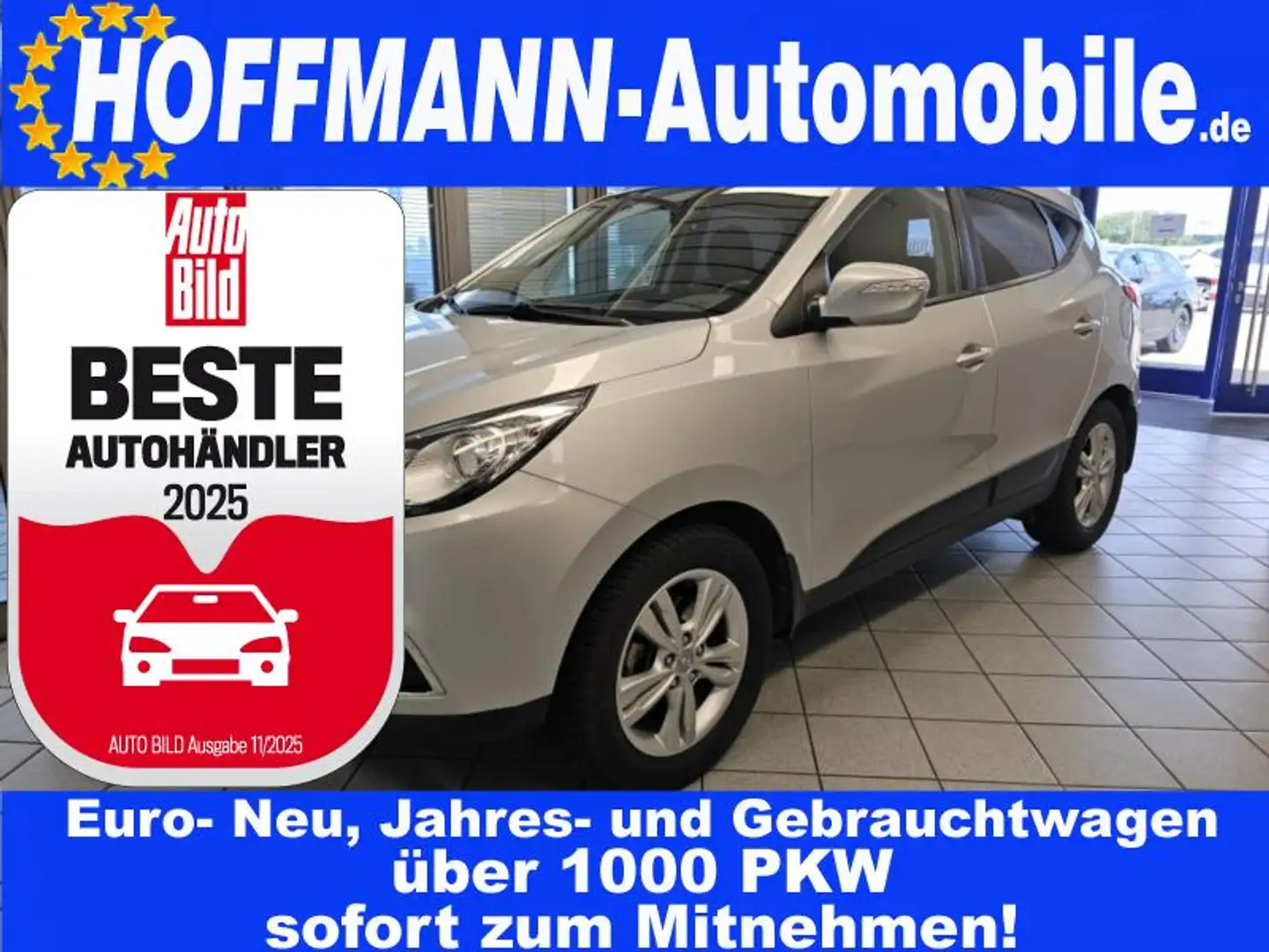 Hyundai iX35 Trend AHK,Klima,Allwetterreifen,Tempomat Argent - 1