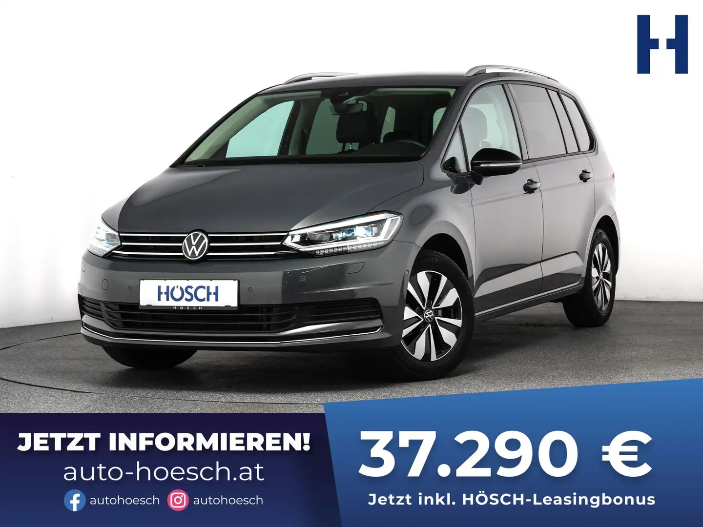 Volkswagen Touran 2.0 TDI Comfortline 7-SITZE AHK IQ.LED ASSISTENZ+ Grau - 1