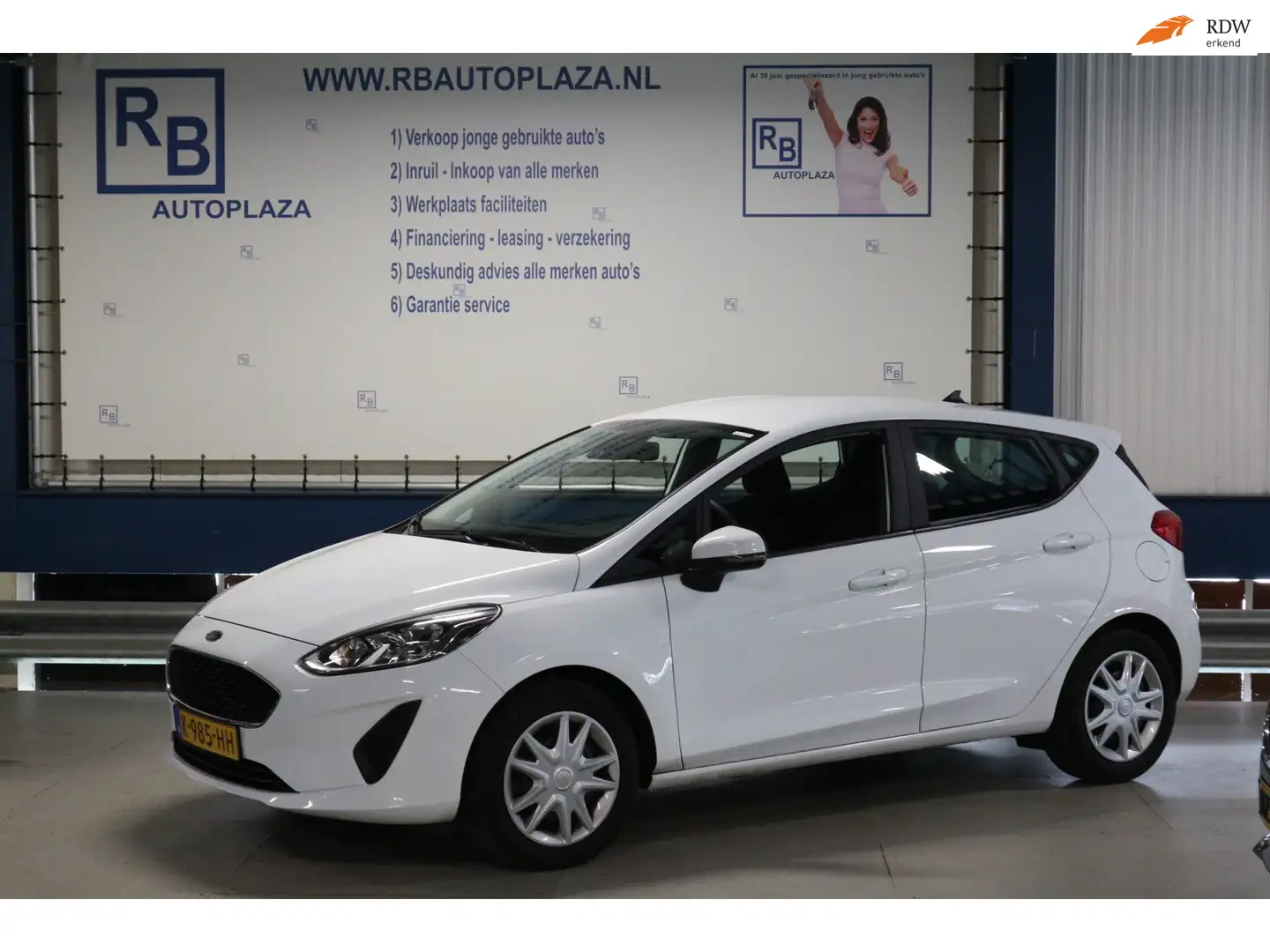 Ford Fiesta 1.0 NAP + 1e EIG + 12 MND GARANTIE + NIEUW MODEL + Weiß - 1