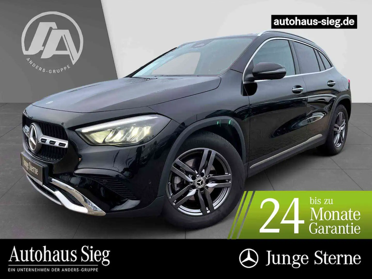 Mercedes-Benz GLA 200 Progressive AdvPLus+MBUX+LED+Kam+AHK+Key Schwarz - 1