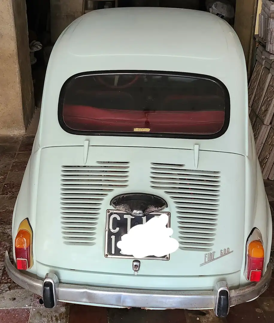 Fiat 600 D Niebieski - 1