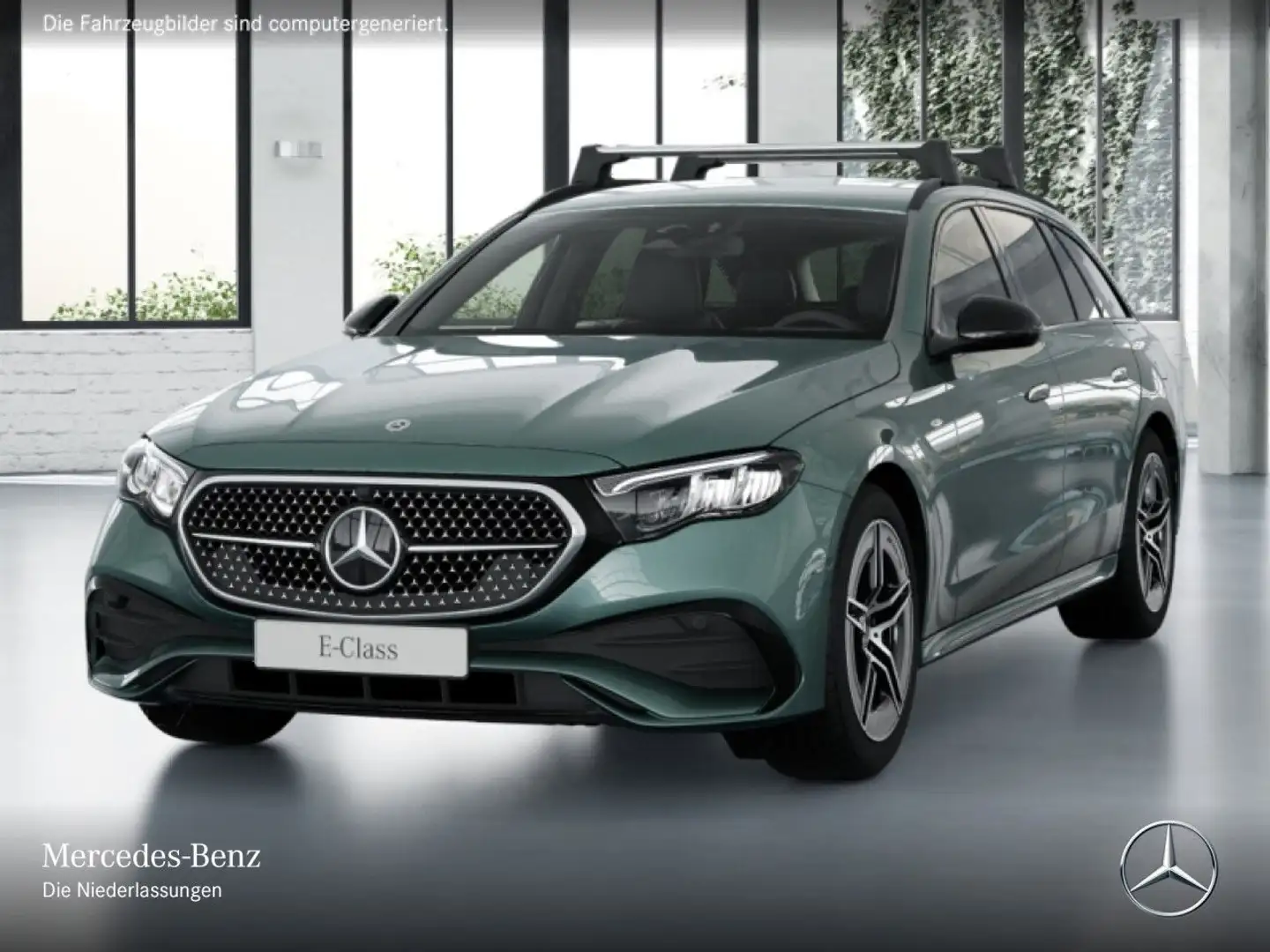 Mercedes-Benz E 300 de T Hybrid AMG Distr. LED AHK Night Kamera Silber - 2