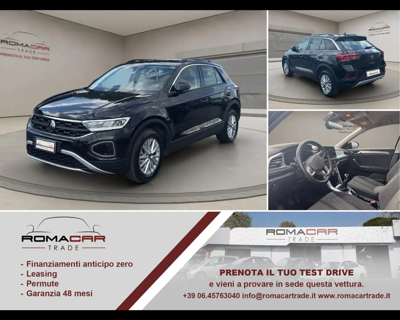 Volkswagen T-Roc 1ª serie - T-Roc 1.0 TSI Life Schwarz - 1
