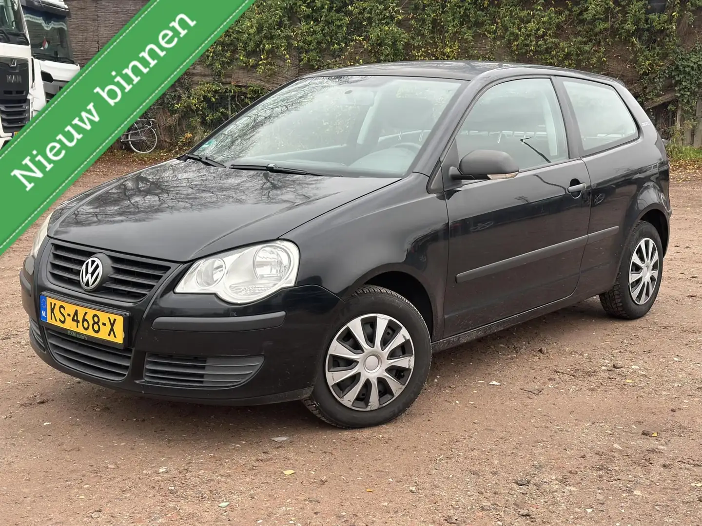 Volkswagen Polo 1.2-12V Trendline INC NIEUW APK AIRC PSENSOR Zwart - 1