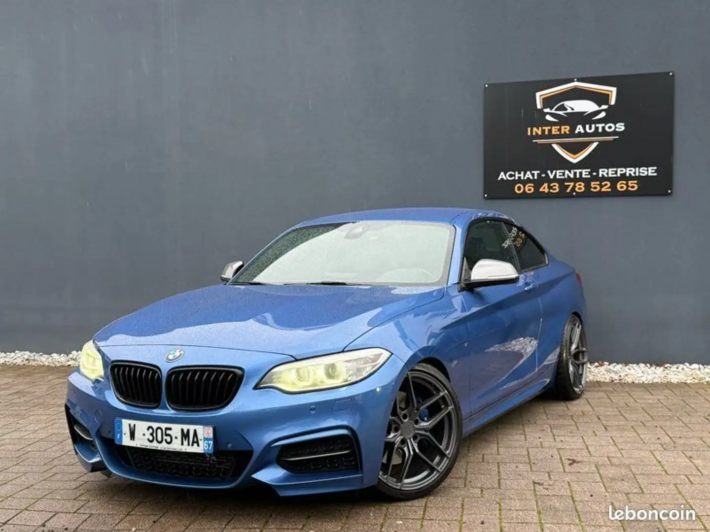 BMW 235 Coupe M235i 326ch BVA Bleu - 2