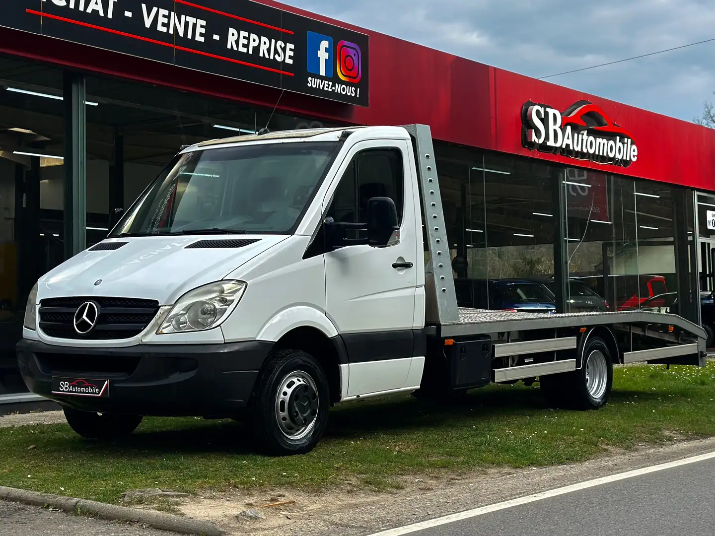 Mercedes-Benz Sprinter 516 DEPANNEUSE//ROUE JUMELLER//GARANTIE 12 MOIS// Wit - 2