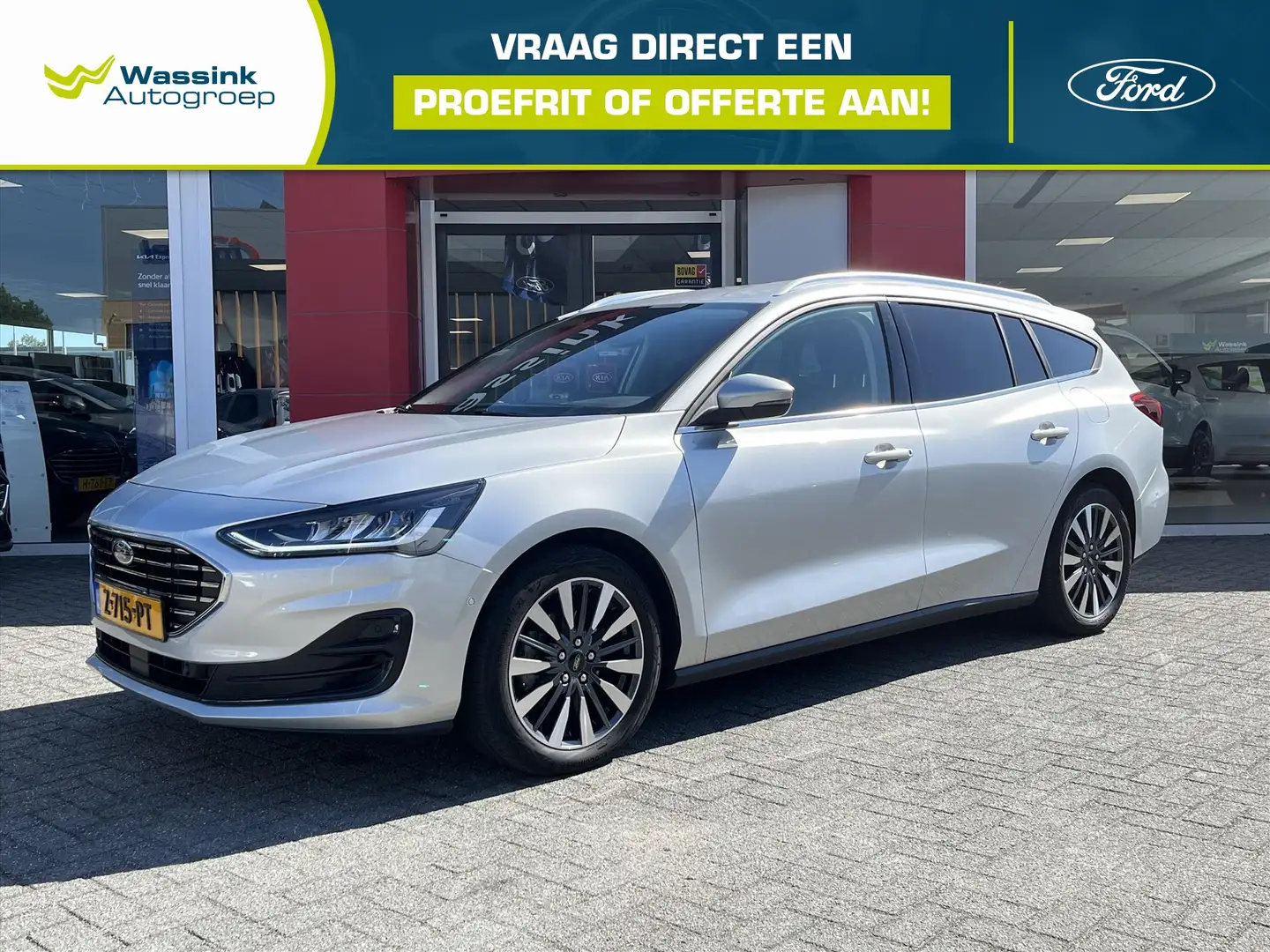 Ford Focus Wagon 1.0 EcoBoost Hybrid 125pk Titanium | Stoel e Grijs - 1