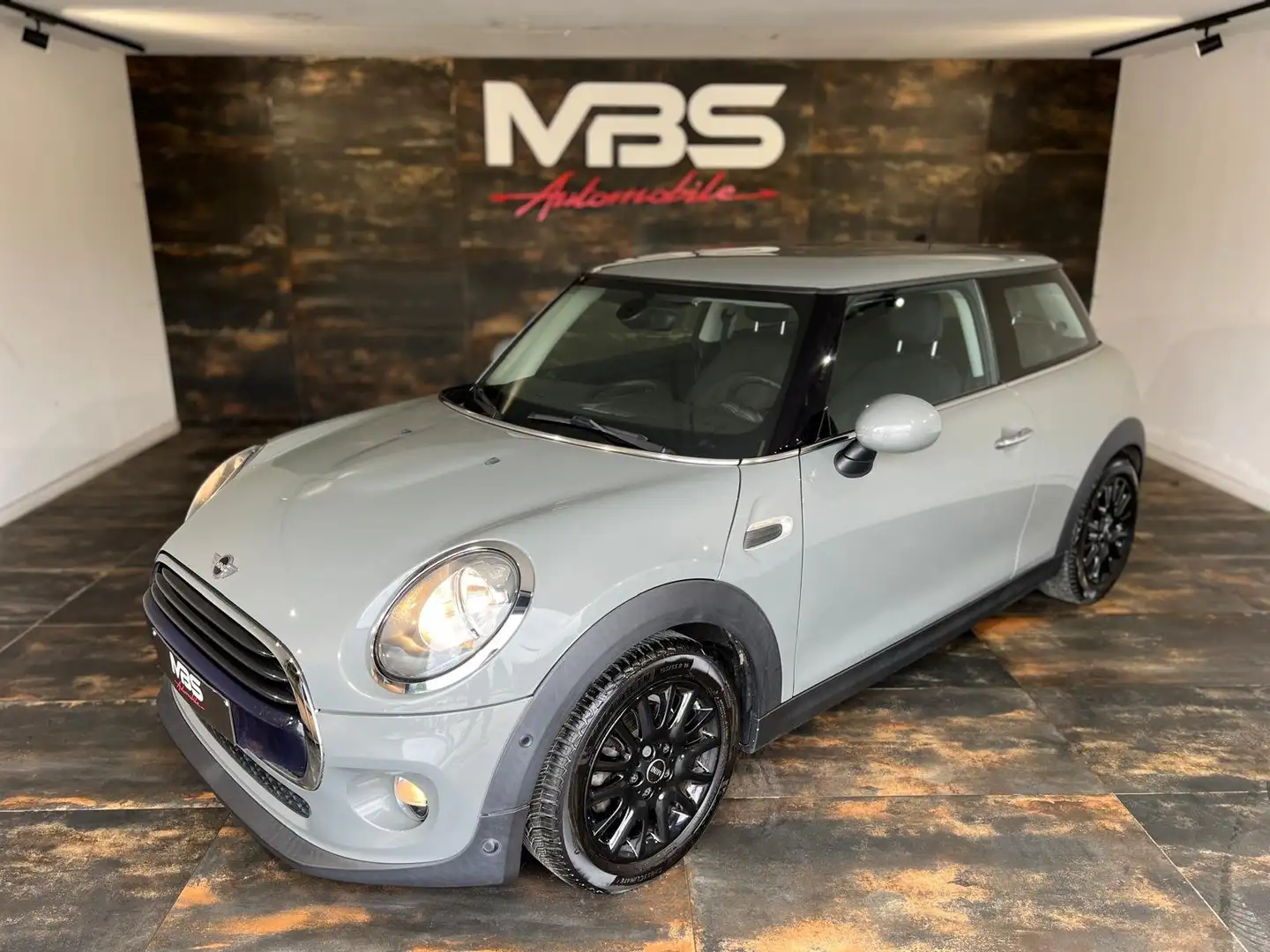 MINI Cooper 1.5i * CLIM-BIZONE * GPS * RADARS * LED AMBIANCE Gris - 2