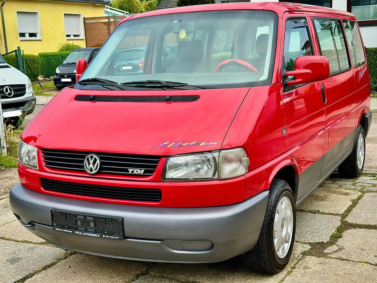Volkswagen T4 Multivan T4 2.5 TDi Multivan Allstar *Service NEU * Tisch Czerwony - 2
