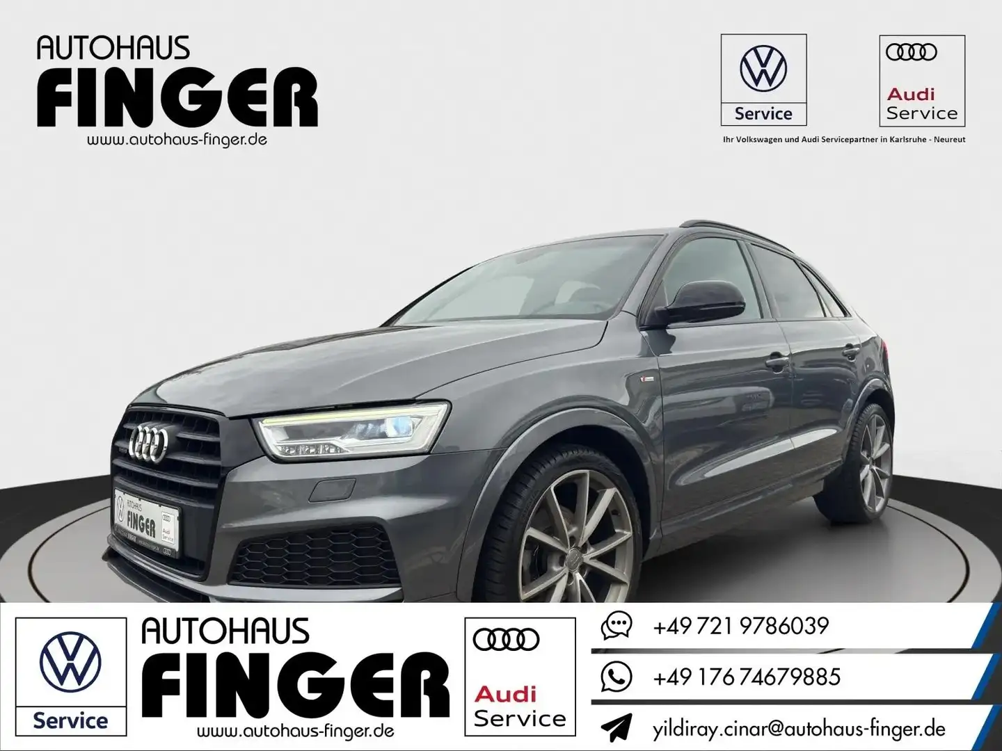 Audi Q3 2.0 TFSI quattro S tronic sport s line *ABT* Gris - 1