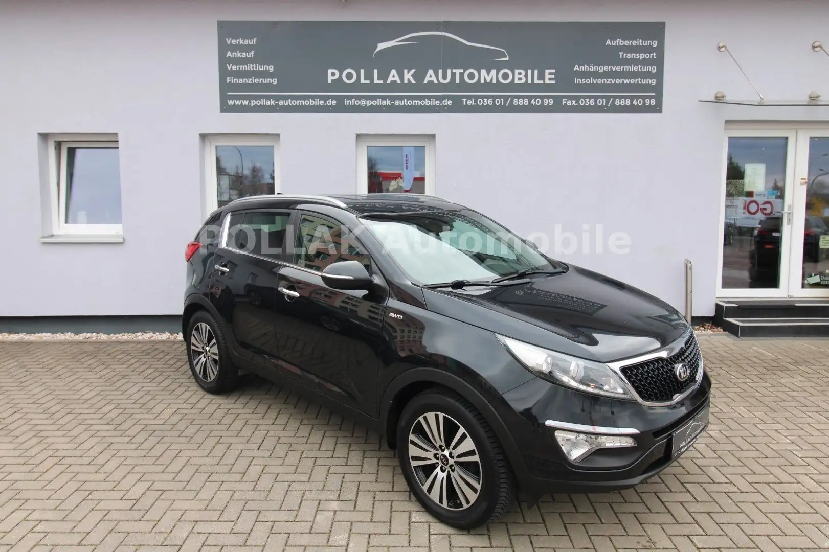 Kia Sportage Vision 4WD*NAVI*LEDER*CAM*MFL*SHZ*PDC* Noir - 1