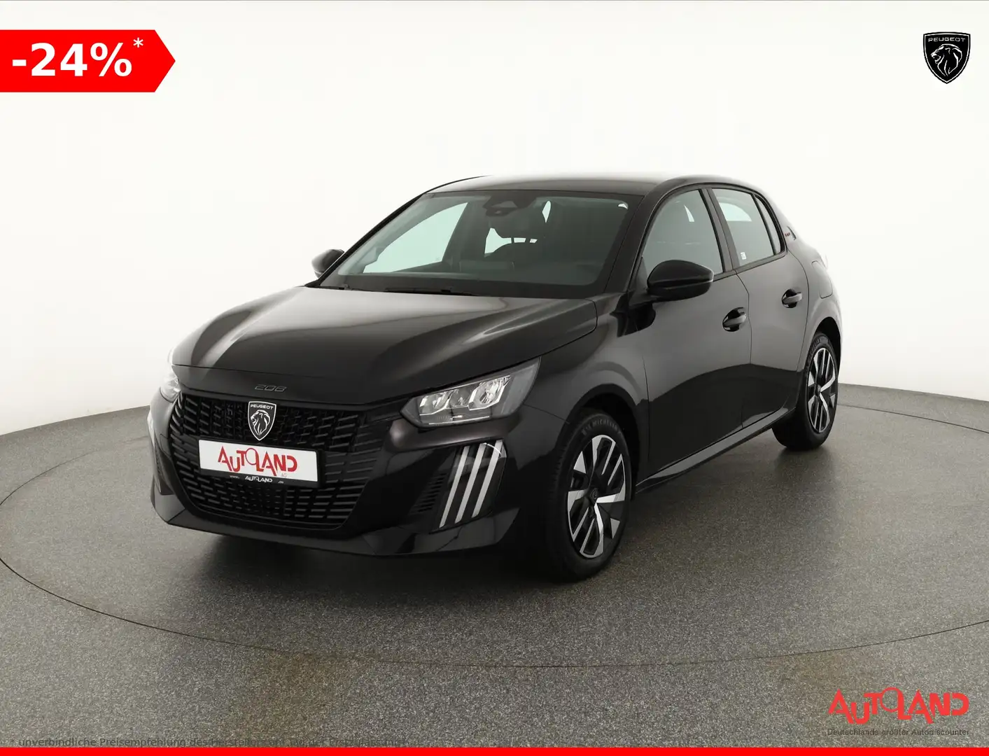 Peugeot 208 1.2 PureTech 100 LED AppleAndroid Tempomat Noir - 1