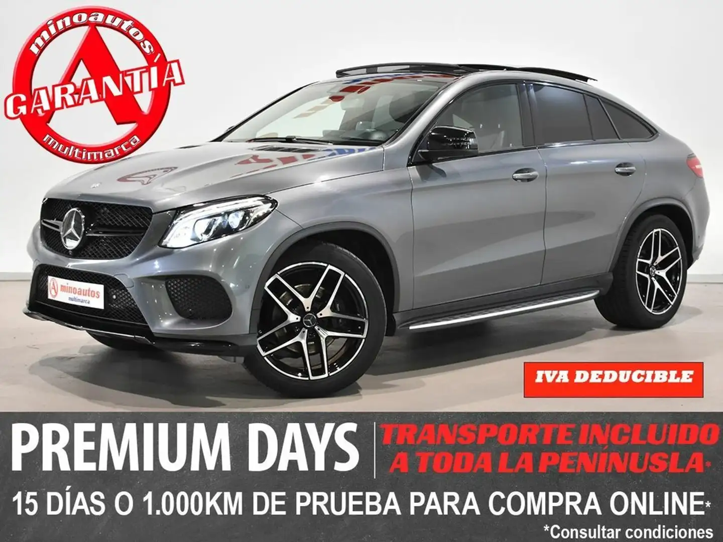 Mercedes-Benz GLE 63 AMG V6 350D 4MATIC 258 CV 9G-TRONIC LINE ¡SUSPENSIÓN Gris - 2
