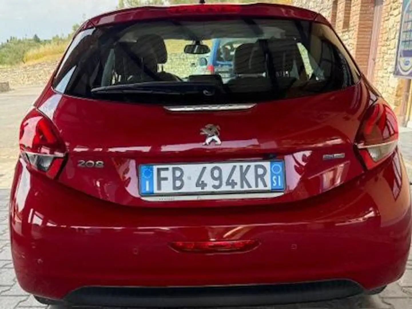 Peugeot 208 208 I 2015 5p 1.2 puretech t Allure s Rosso - 1