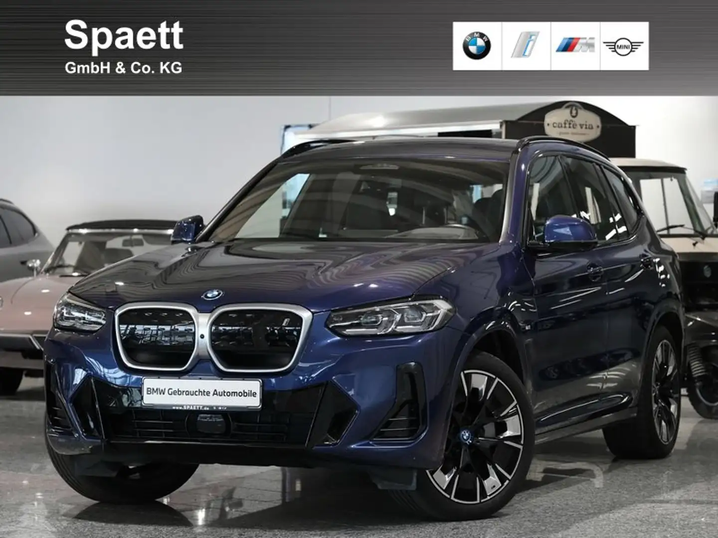 BMW iX3 M Sport AHK DrivAssProf HUD HarmKar Bleu - 1