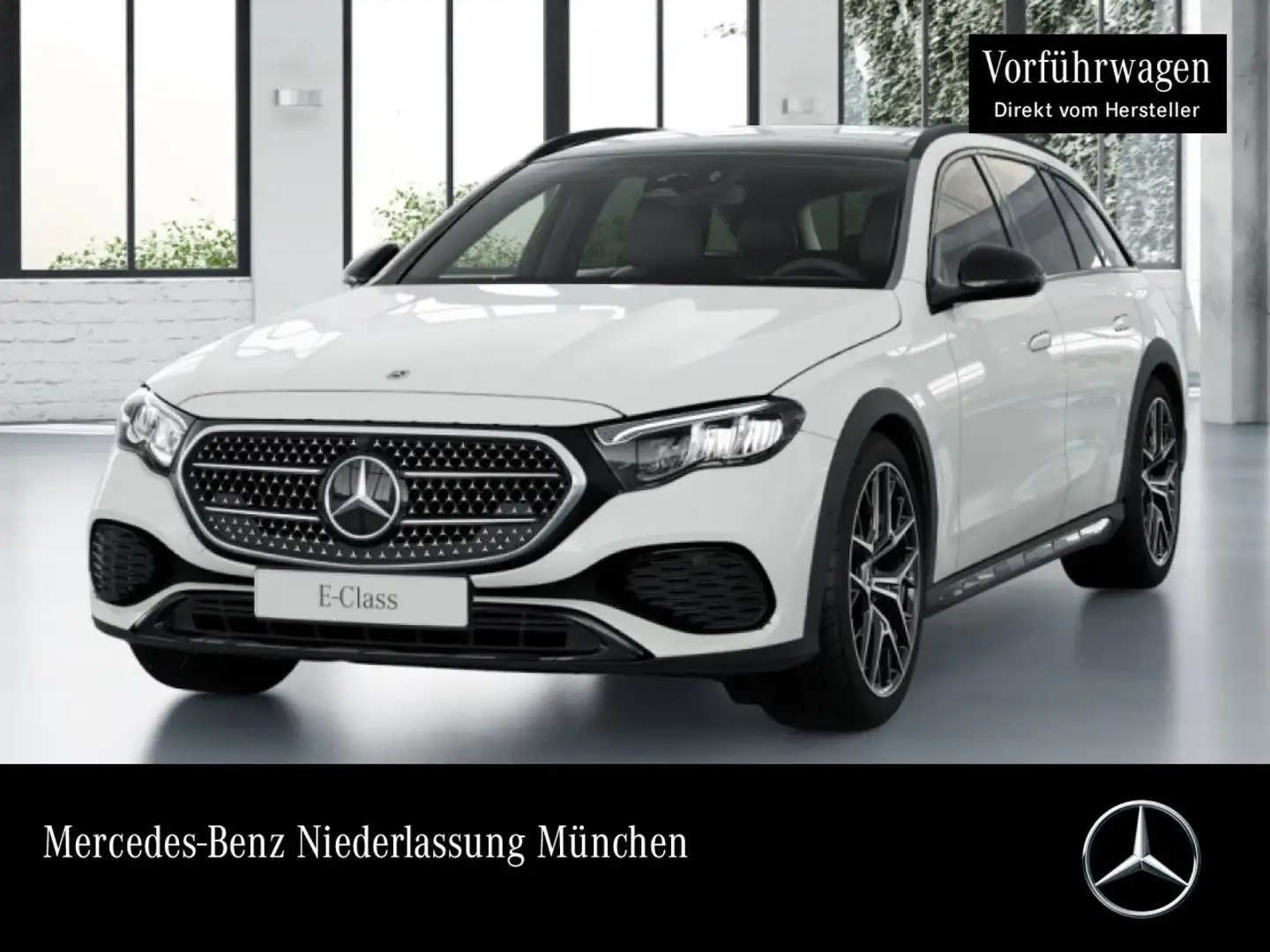 Mercedes-Benz E 220 d T 4M Avantgarde Airmat Pano Distr. LED AHK Weiß - 1