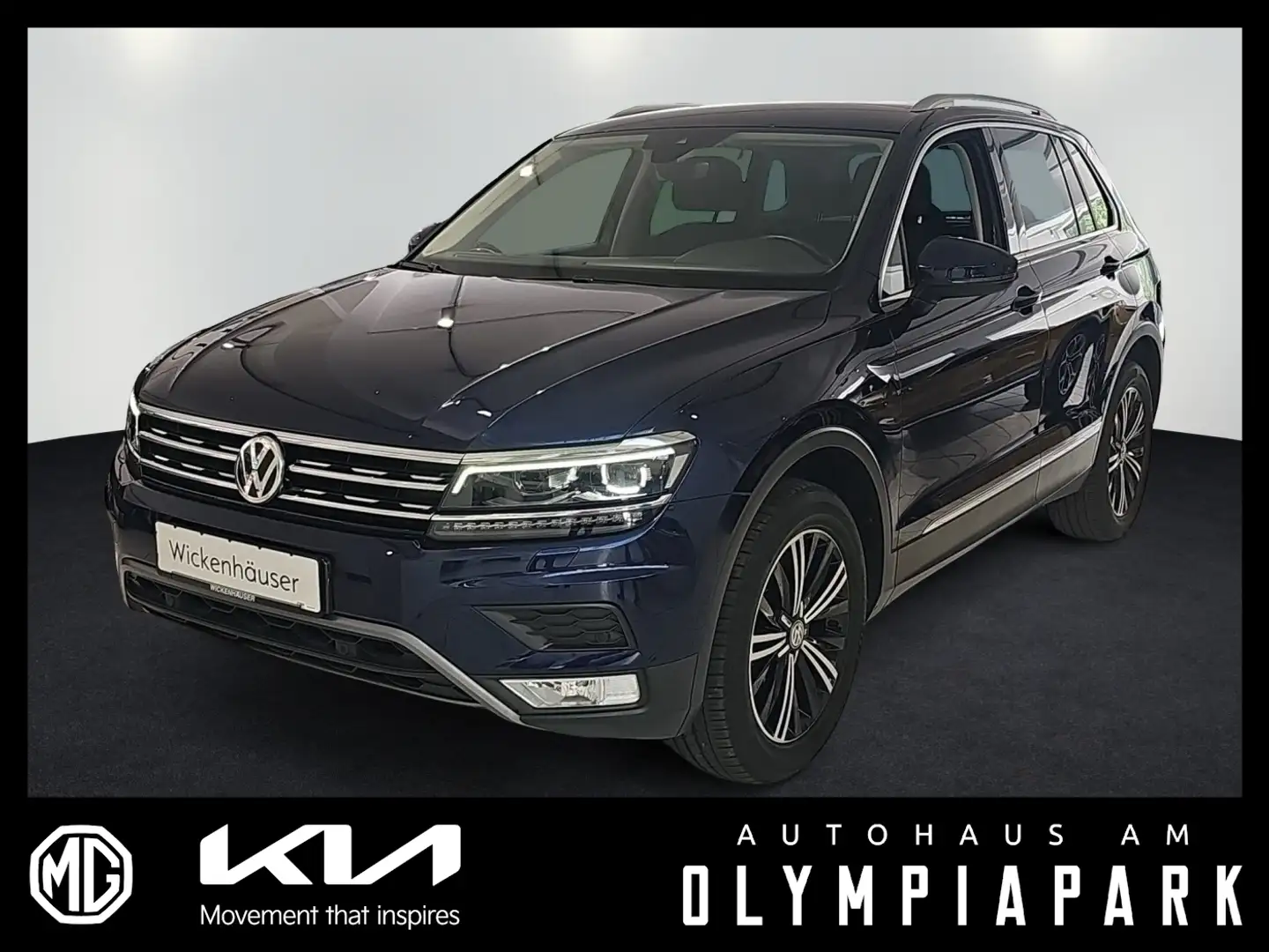 Volkswagen Tiguan 1.4 TSI BMT 4Motion ACT Highline ACC+LED Blauw - 1