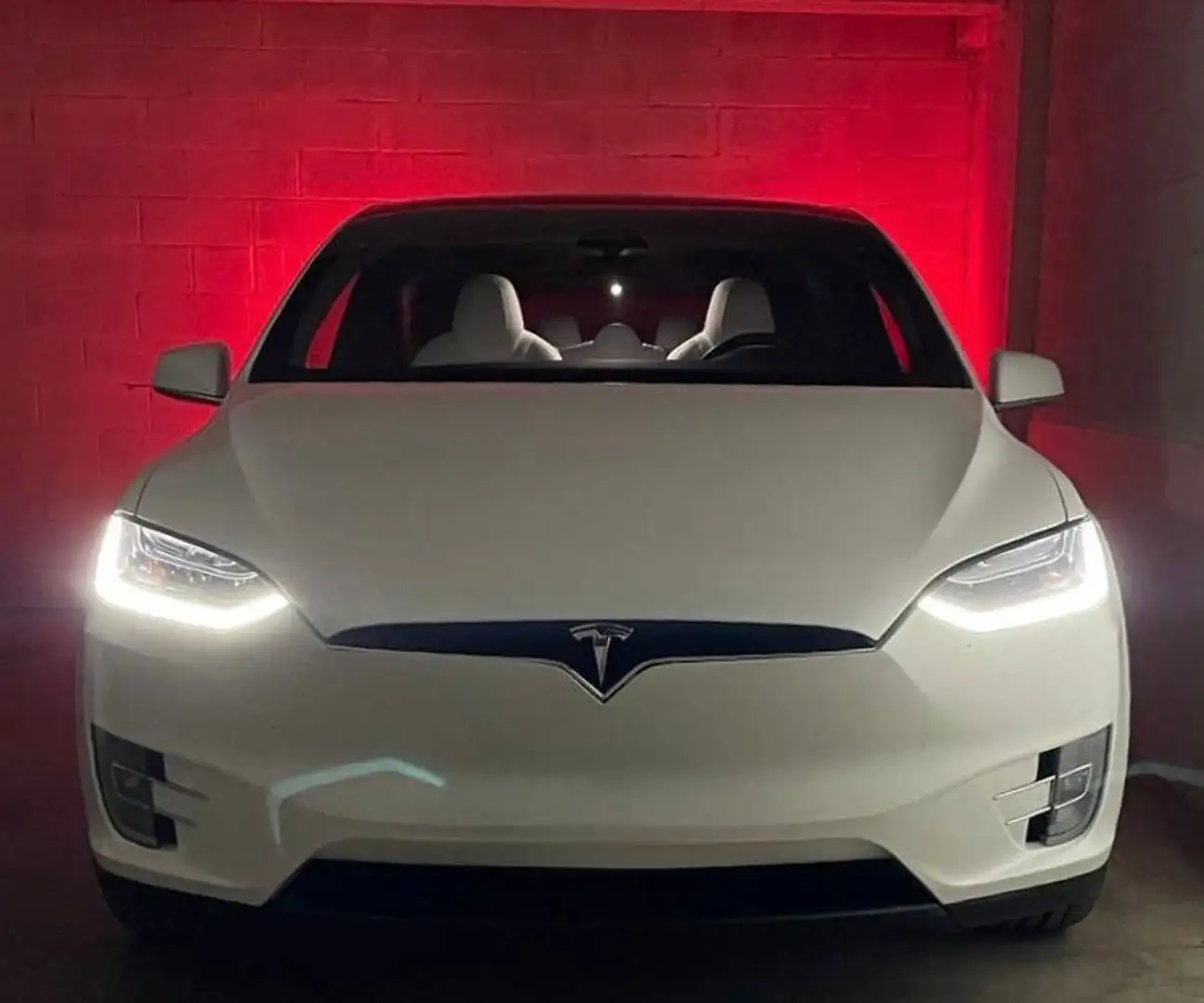 Tesla Model X Model X P100D Performance Ludicrus+  Raven Bianco - 1