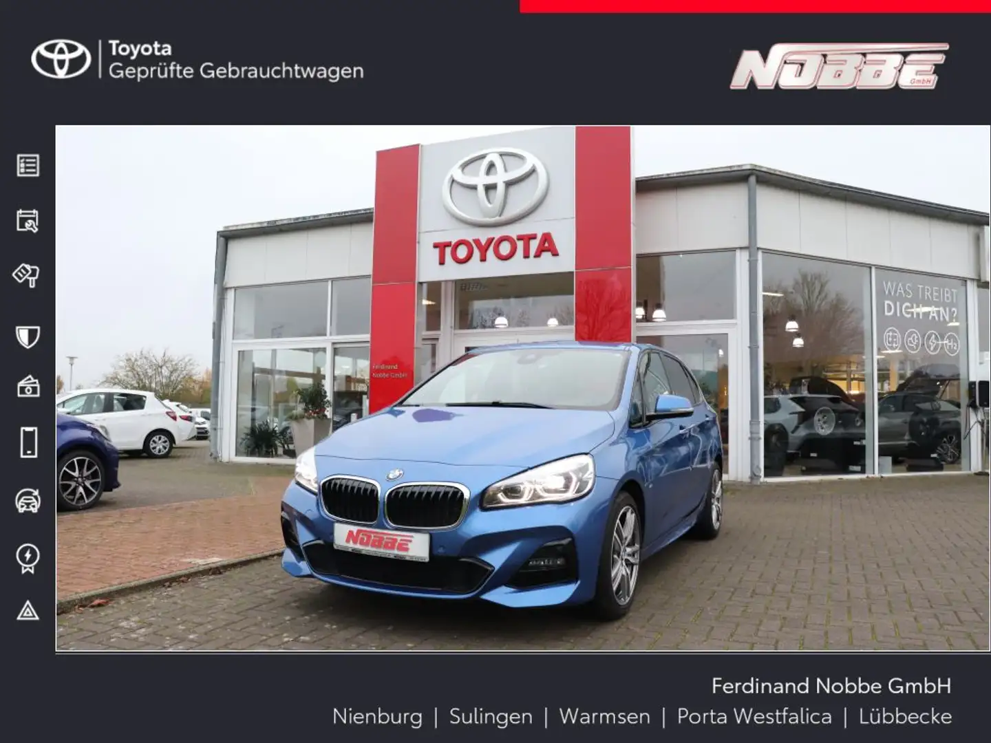 BMW 218 218i Active Tourer M Sport Blauw - 1