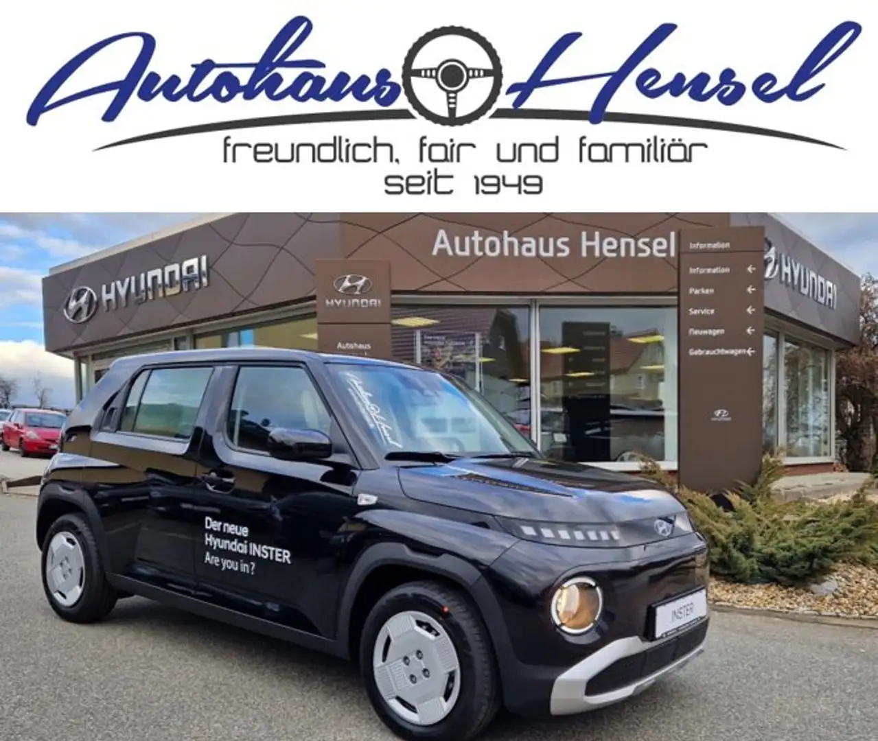 Hyundai Inster INSTER 42 kWh Select Effizienz-Paket Wärmepumpe Schwarz - 1