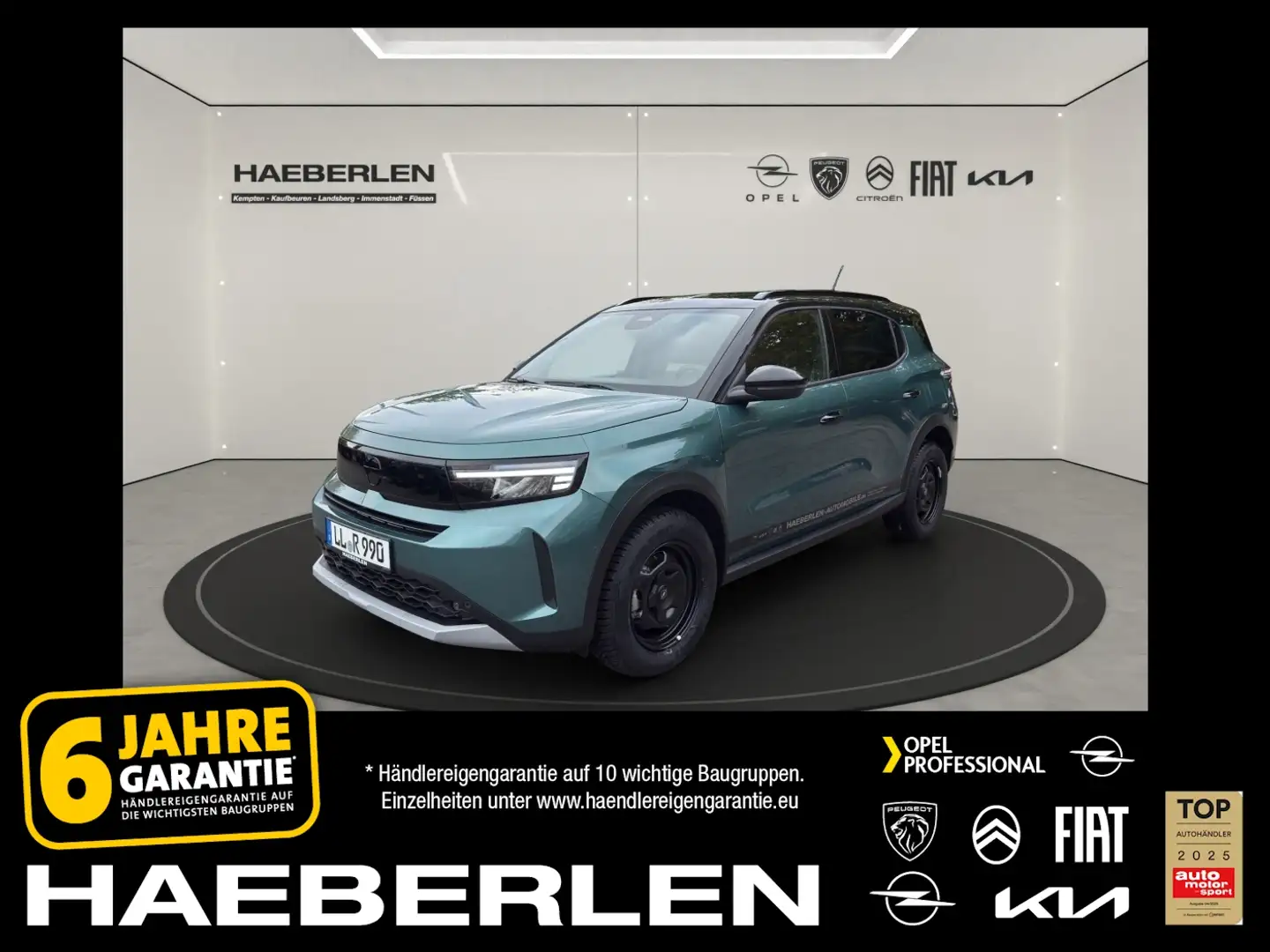 Opel Frontera 1.2 GS PDC*SHZ+LHZ*Kamera*Klima*Navi Vert - 1