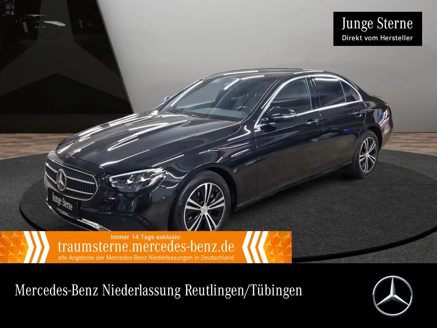 Mercedes-Benz E 200 4M AVANTG+LED+KAMERA+TOTW+9G Schwarz - 1