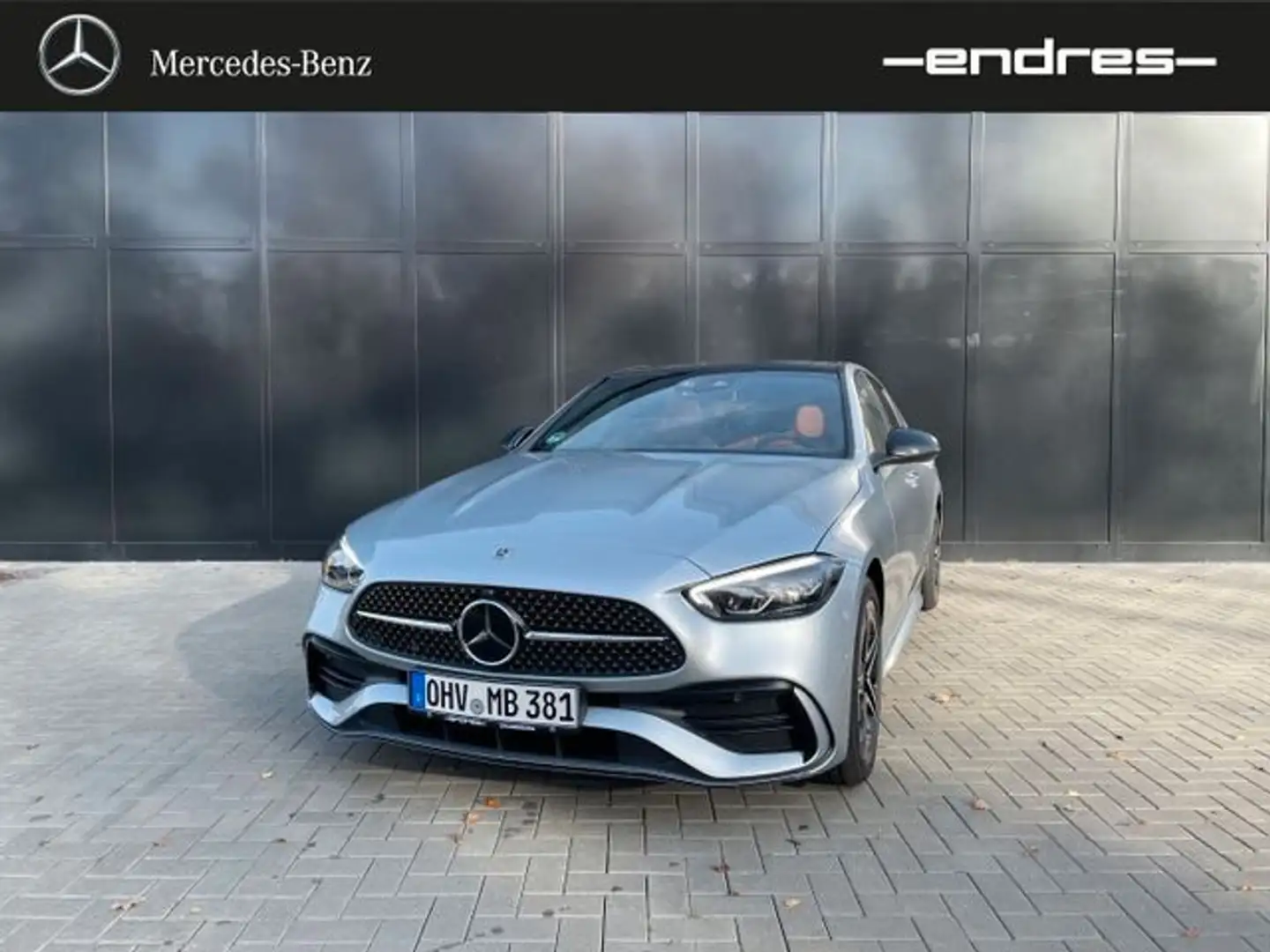 Mercedes-Benz C 300 de 4Matic AMG +LED+MBUX+PANO+KEYLESS+ Argent - 1